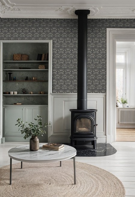 Picture of Väriyhdistelmä Medaillon Poppies in Mud - 1033301-02 - 10538-01